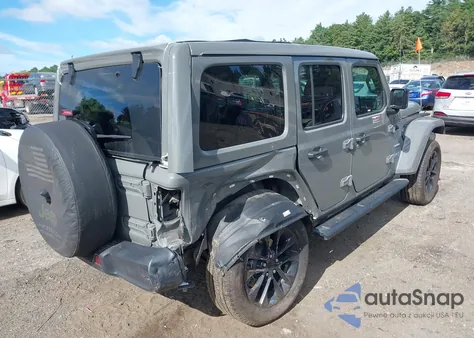 2023 Jeep Wrangler 4Xe Sahara 4X4 z USA, uszkodzony, nr VIN 1C4JJXP64PW568165